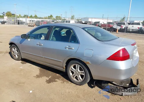 2007 Honda Accord 2.4 Se из США, поврежденный, VIN 1HGCM56357A160980